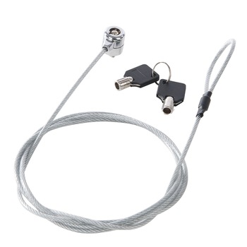 Antifurt laptop, tip sufa, 1.8m, 2 chei, universal, Silverline Antifurt laptop, tip sufa, 1.8m, 2 chei, universal, Silverline