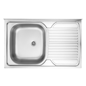 Chiuveta bucatarie din inox cu 1 cuva si picurator TANGO ZM5 311L, dreptunghiulara, finisaj mat Chiuveta bucatarie din inox cu 1 cuva si picurator TANGO ZM5 311L, dreptunghiulara, finisaj mat