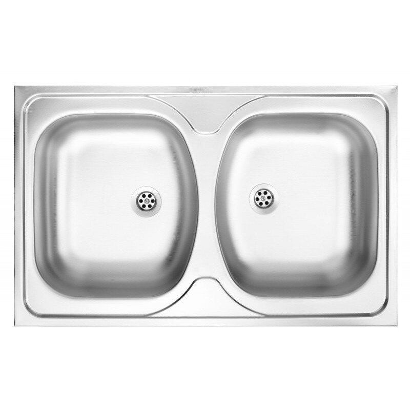 Chiuveta bucatarie din inox TANGO cu 2 cuve ZM5 3200, finisaj mat
