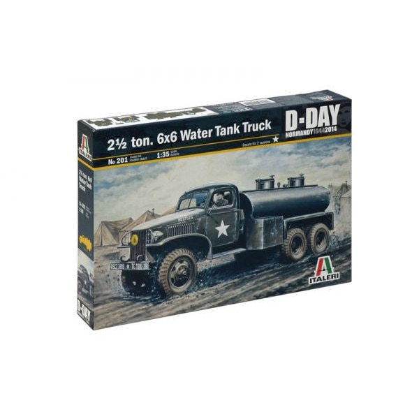 Macheta militara camion de apa Italeri, Model 6x6, Multicolor