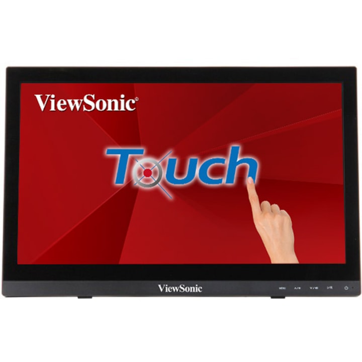 ViewSonic TD1630-3 LED monitor, 15.6, Touchscreen, 1366x768, HDMI, Fekete