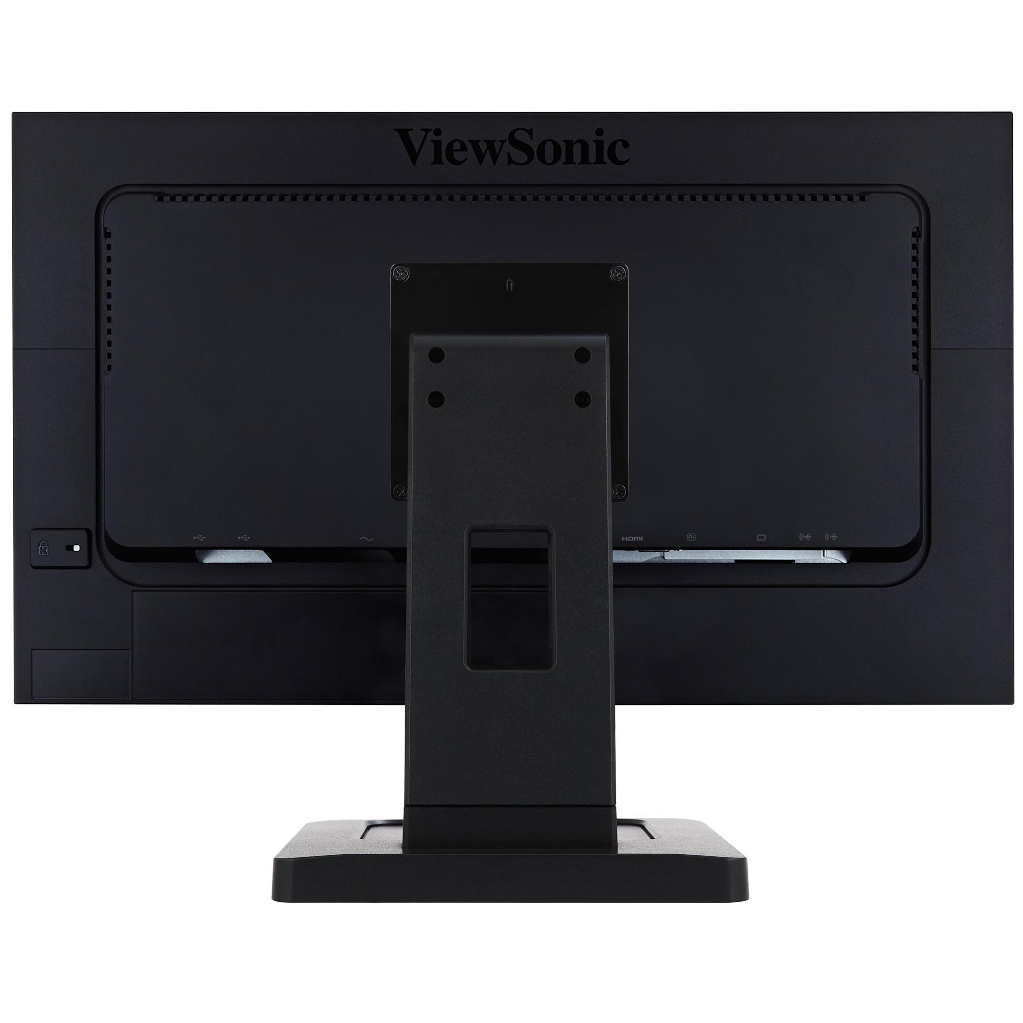 Монитор LED Touchscreen ViewSonic 24", Full HD, HDMI, Черен - eMAG.bg
