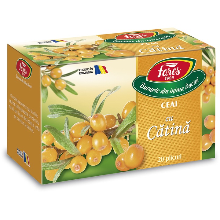 Ceai Catina, ceai la plic, Fares