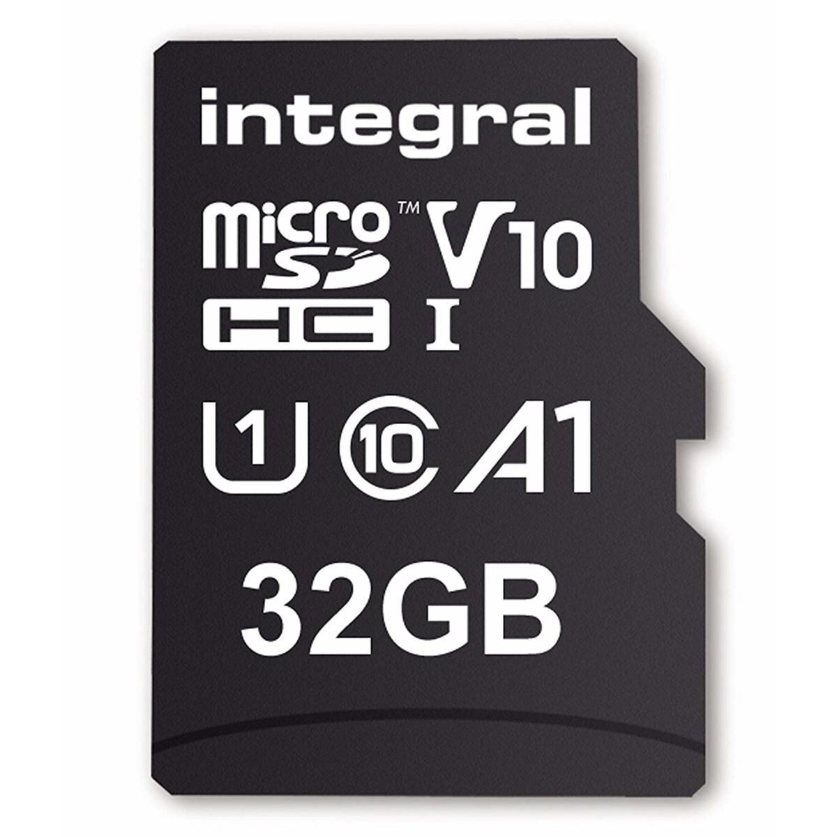 Card de memorie Integral 100V10 32GB Micro SDHC Clasa 10 UHS-I + Adaptor SD