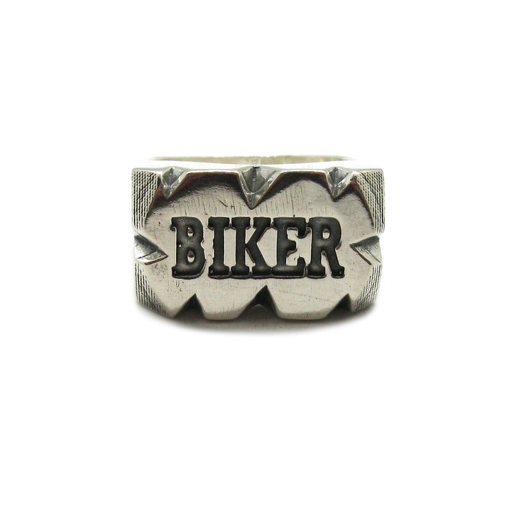 Мъжки сребърен пръстен Empress BIKER R001989, проба 925