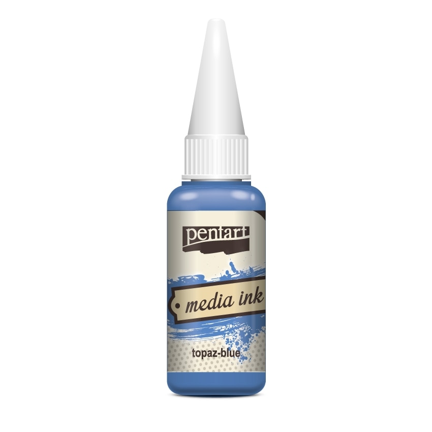 Cerneala Media Ink - albastru topaz, 20 ml