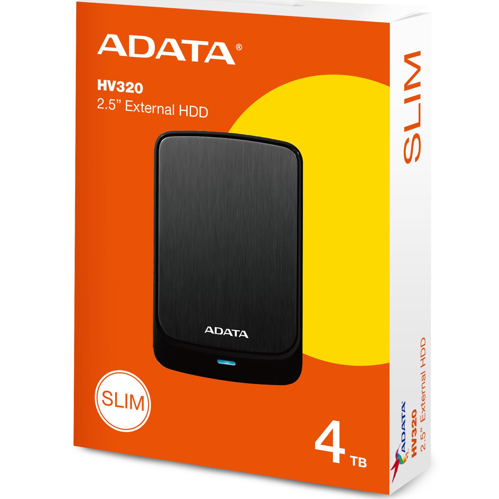 Win10□HDD320G&メモリ4G✧HDMI&テンキ✧ホワイトBIBLO❣❣ HDD extern ADATA HV320 Slim 4TB, Shock Sensor, 2.5