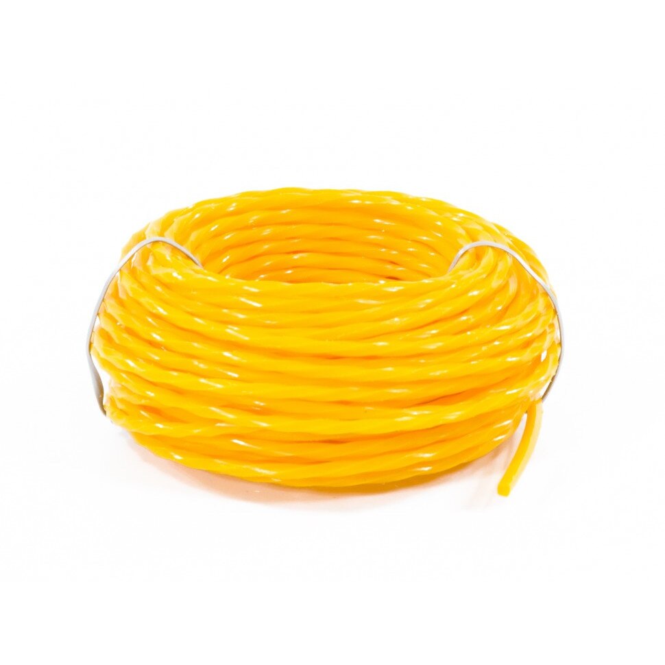 Fir rezerva trimmer, patrata, rasucit, 3,0 mm x 10 m, DENZEL