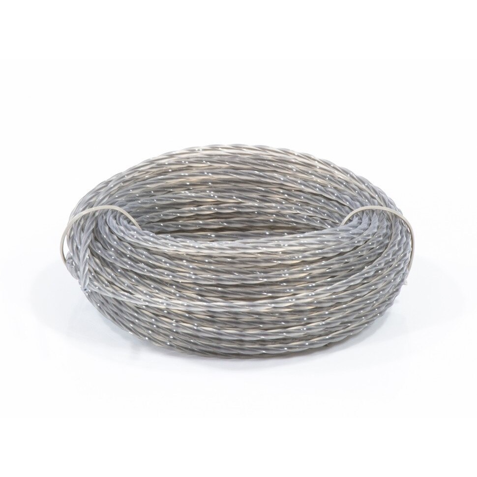 Fir rezerva trimmer,doua componente , patrata-rasucita, 2.4mm x 15m, EXTRA CORD, DENZEL