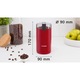 Rasnita de cafea Bosch TSM6A014R, 180 W, 75 g, cutit otel inoxidabil, Rosu