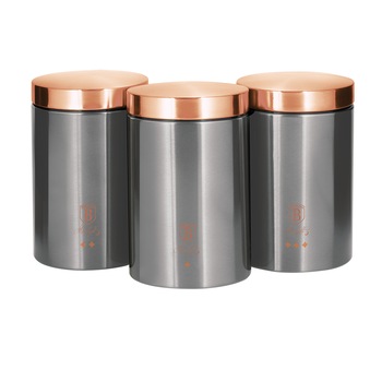 Cutii de depozitare metalica Berlinger Haus BH6273, 3 piese, Moonlight Edition Cutii de depozitare metalica Berlinger Haus BH6273, 3 piese, Moonlight Edition