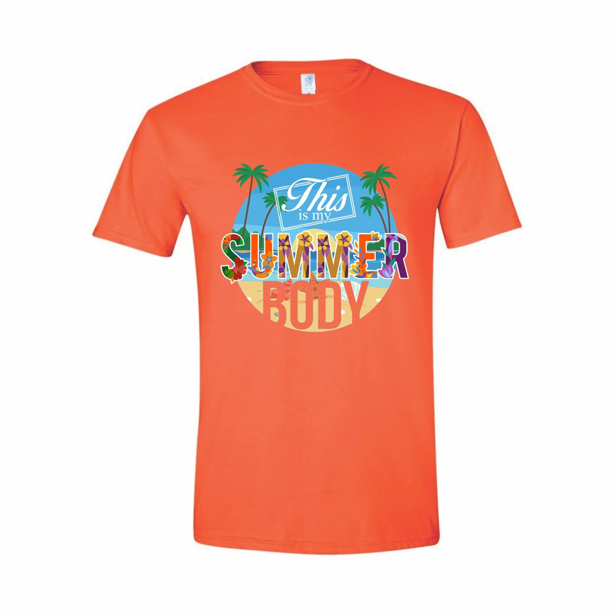 Tricou Personalizat pentru Barbati Portocaliu, Marimea S - 