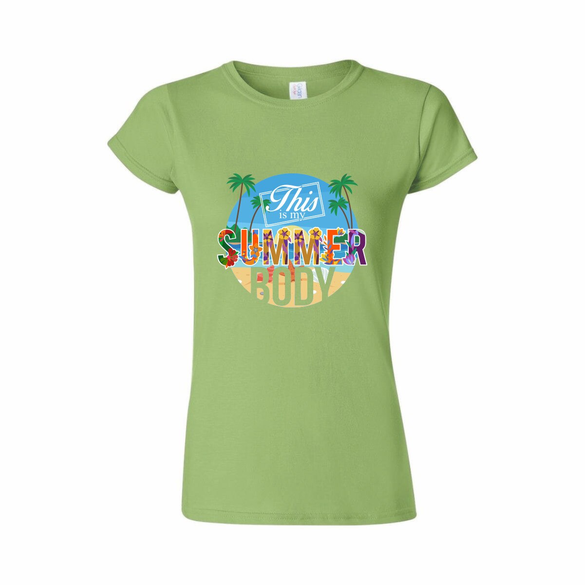 Tricou Personalizat pentru Femei Verde Deschis, Marimea M - 