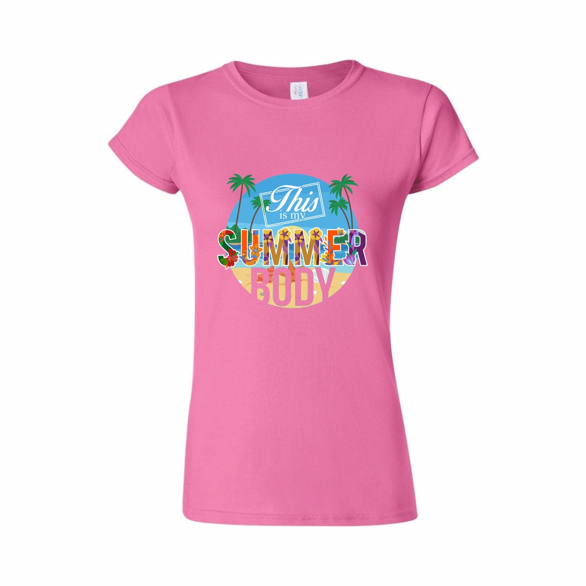 Tricou Personalizat pentru Femei Roz Deschis, Marimea S - 