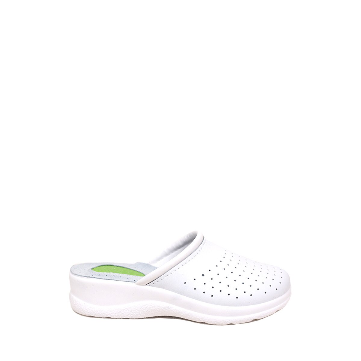 Saboti Medicali din Piele cu GEL SOFT Maribon, Alb, 40