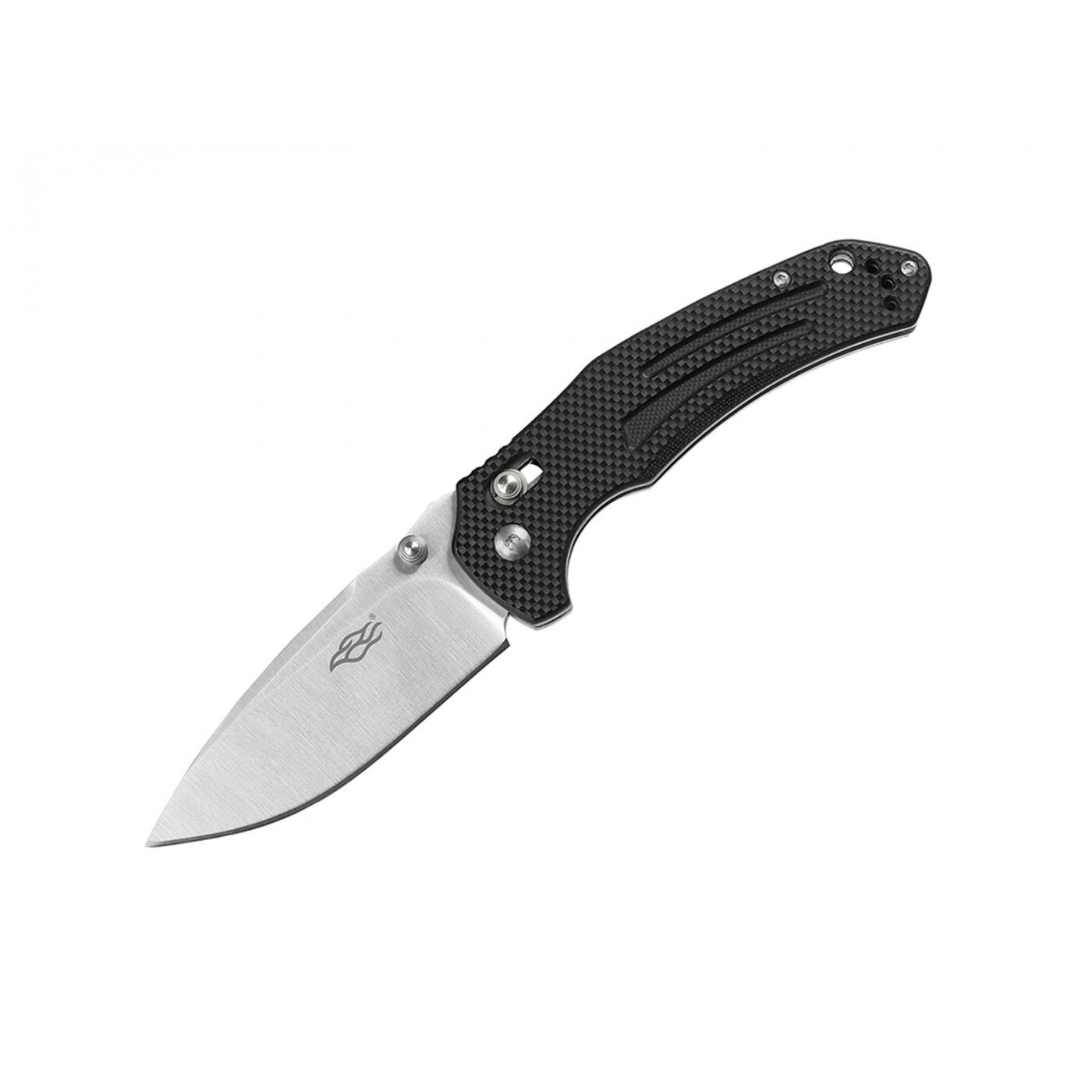 Briceag Ganzo Firebird F7611bk, negru, otel 440c