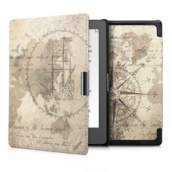 Husa pentru Kobo Aura Edition 1, Piele ecologica, Maro, 31484.26 Husa pentru Kobo Aura Edition 1, Piele ecologica, Maro, 31484.26