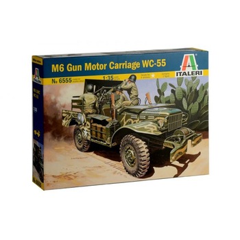 Macheta militara Italeri, 6555, Jeep Dodge WC-55 cu mitraliera M6, 1:35, Plastic Macheta militara Italeri, 6555, Jeep Dodge WC-55 cu mitraliera M6, 1:35, Plastic