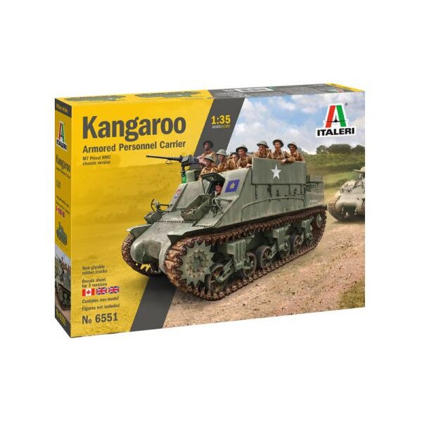 Macheta militara Italeri, 6551, Transportator blindat de trupe Kangaroo, 1:35, Plastic