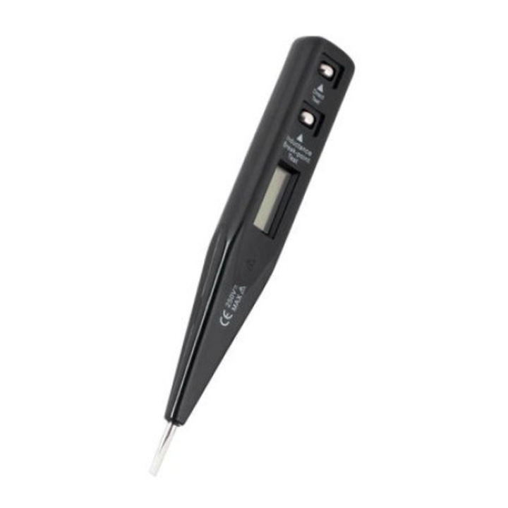 LCD feszültségvizsgáló AC/DC 12-220V