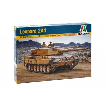 Macheta militara Italeri 6559, Model Leopard 2A4 Tank, 1:35 Macheta militara Italeri 6559, Model Leopard 2A4 Tank, 1:35