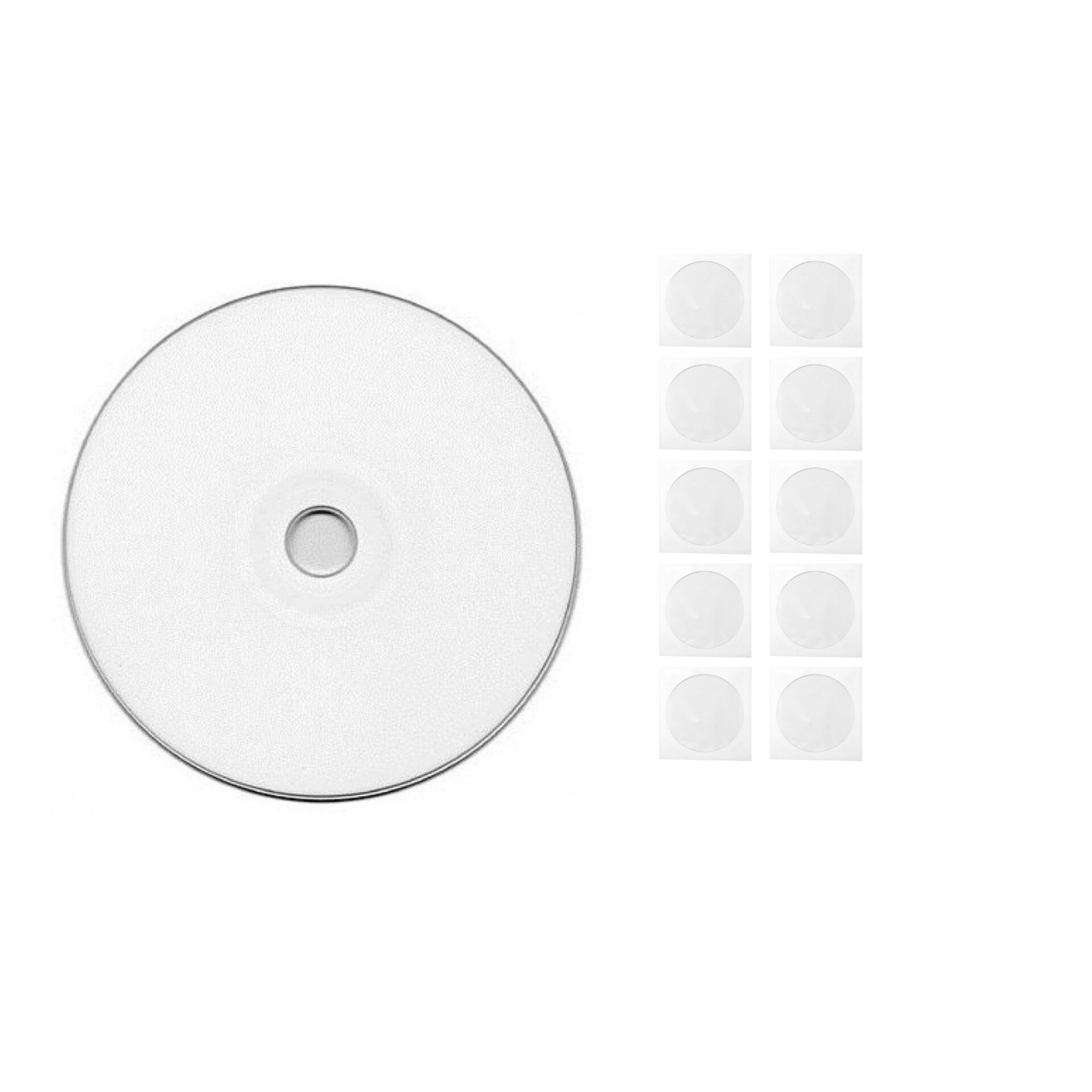 CD-R disc Verbatim 700MB/80minute 52x spindle Pintabil extra protection 10 bucati cu 10 plicuri