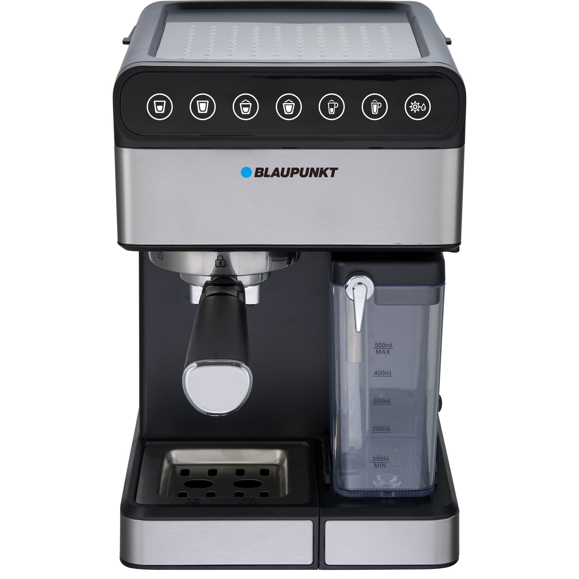 Espressor Blaupunkt CMP601, 1.8l 1350W, 15bar, butoane luminoase, Negru-Argintiu