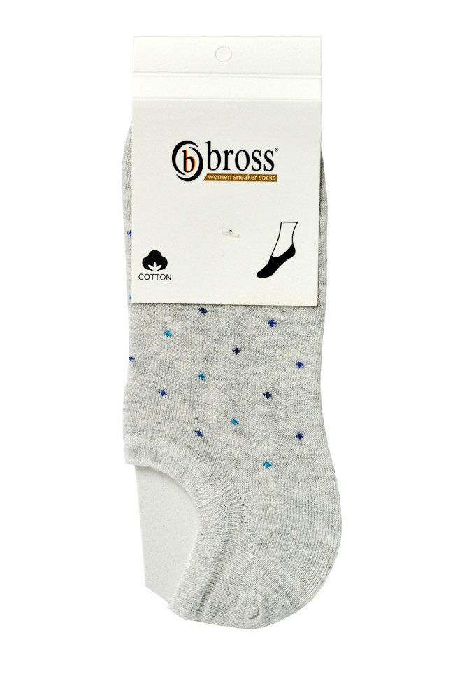 Sosete invizibile bumbac 17349,de dama,Bross, Gri