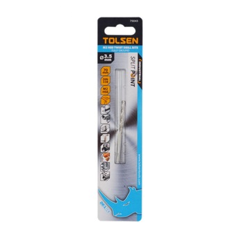 Burghiu M2 HSS 3.5 x 70 mm, Tolsen Burghiu M2 HSS 3.5 x 70 mm, Tolsen
