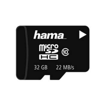 Card de memorie microSDHC EVO Hama 32GB cu adaptor SD Card de memorie microSDHC EVO Hama 32GB cu adaptor SD