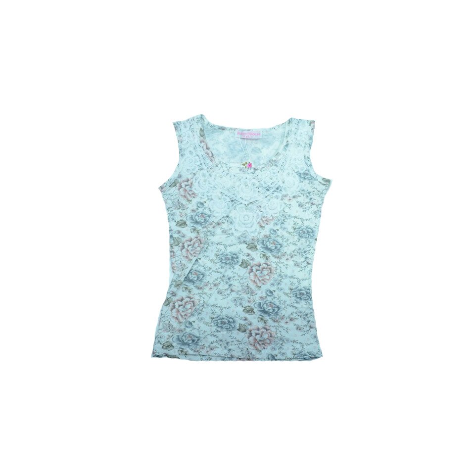 Tricou fara maneci fetite Happy House CVC-1159A2, Multicolor