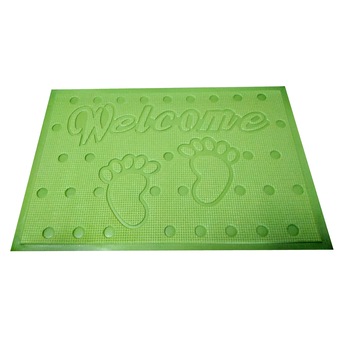 Covoras poliester pentru terasa , aspect vinil, antiderapant, 60x40cm, model verde brotac, 200g Covoras poliester pentru terasa , aspect vinil, antiderapant, 60x40cm, model verde brotac, 200g