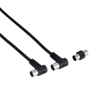 cablu coaxial evo qilive cu mufe la 90 de grade si adaptor 2m imagen 42_0_
0