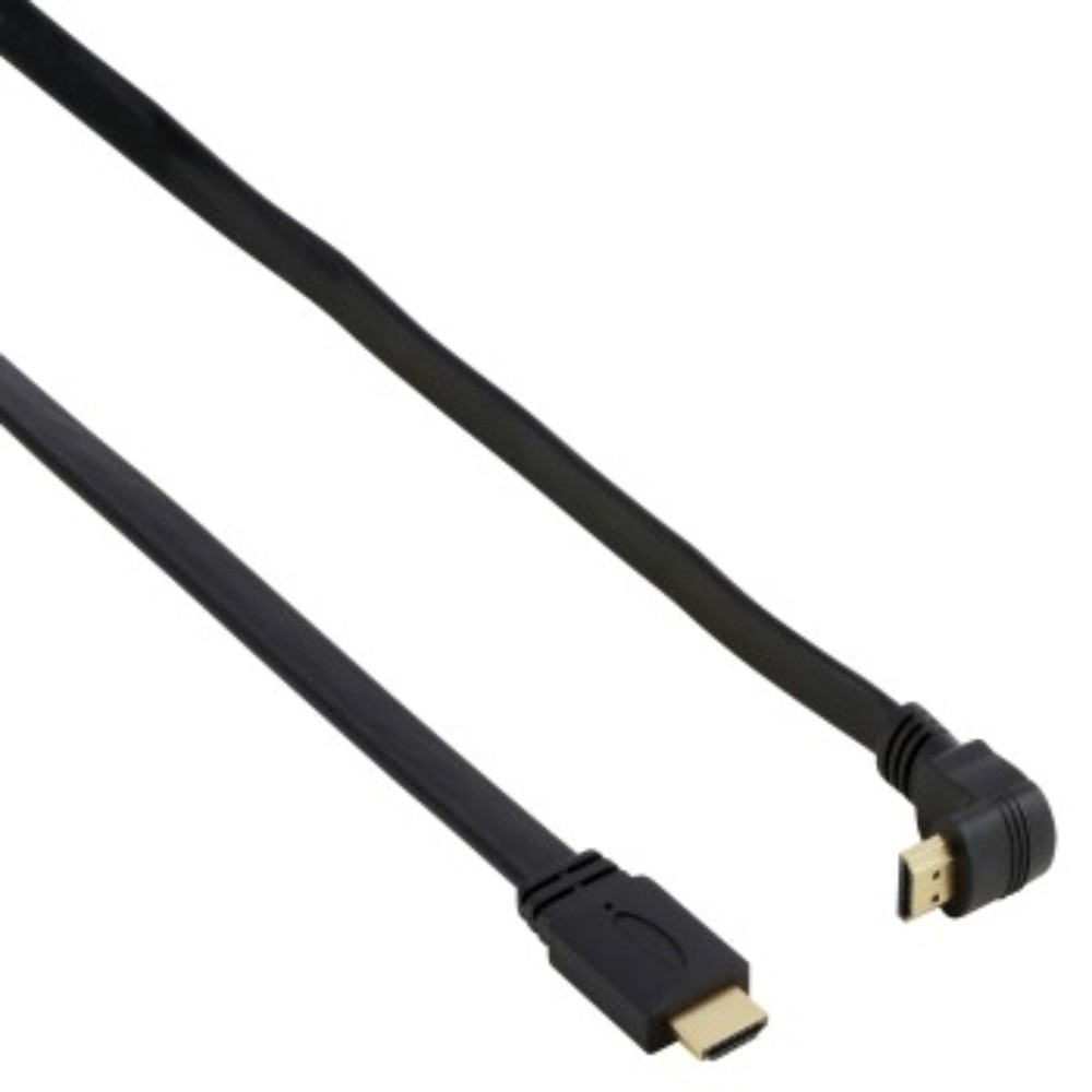 Cablu plat HDMI Qilive cu mufe aurite, 3m EVO