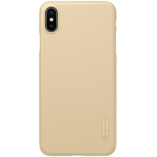 Husa + Stand Telefon Nillkin Super Frosted - iPhone XS Max , Gold