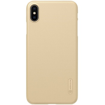 Husa + Stand Telefon Nillkin Super Frosted - iPhone XS Max , Gold Husa + Stand Telefon Nillkin Super Frosted - iPhone XS Max , Gold