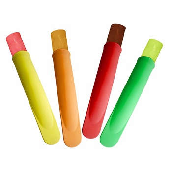 Set 4 pcs forme de inghetata din silicon,multicolore-FIH433 Set 4 pcs forme de inghetata din silicon,multicolore-FIH433