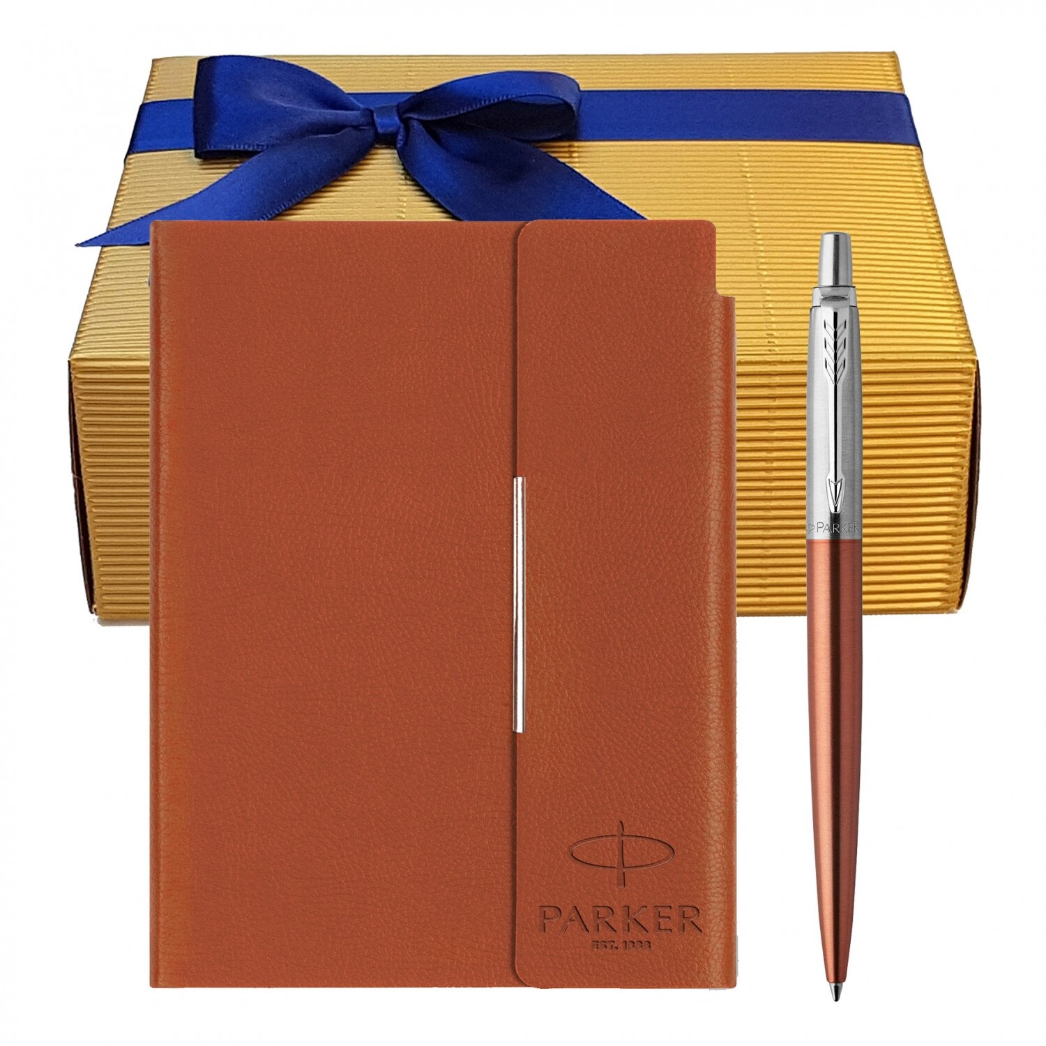 Set Parker pix Jotter Royal Orange cu notes Velvet B6