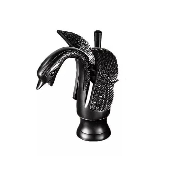 Baterie lavoar negru antichizata inaltime medie TRENDY S