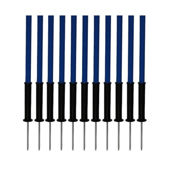 Set Neumann compus din 12 bare de antrenament 1.6 m culoare albastru si 12 adaptoare slalom cu flexiune Set Neumann compus din 12 bare de antrenament 1.6 m culoare albastru si 12 adaptoare slalom cu flexiune