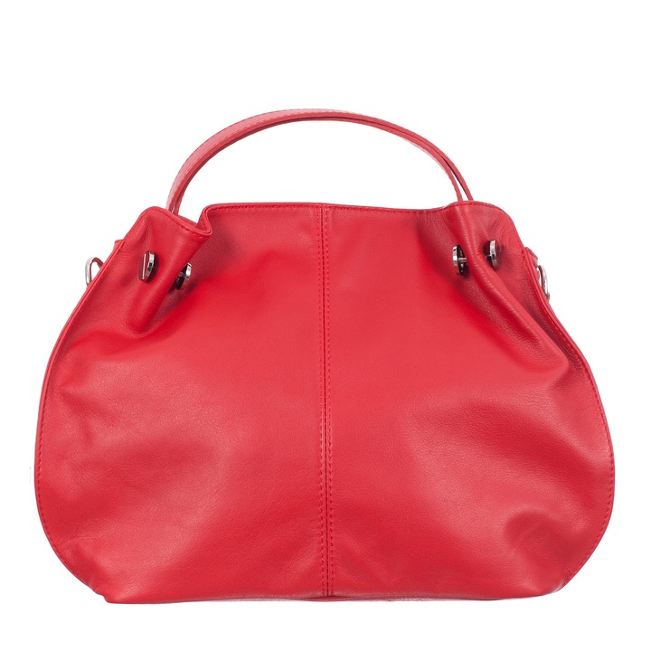 Geanta din piele naturala Azzura, 38x28x12 cm