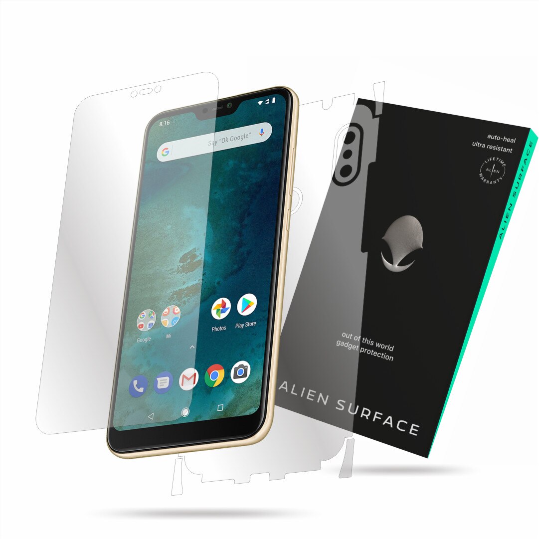 Folie Alien Surface, Xiaomi Redmi 6 Pro, protectie ecran, spate, laterale