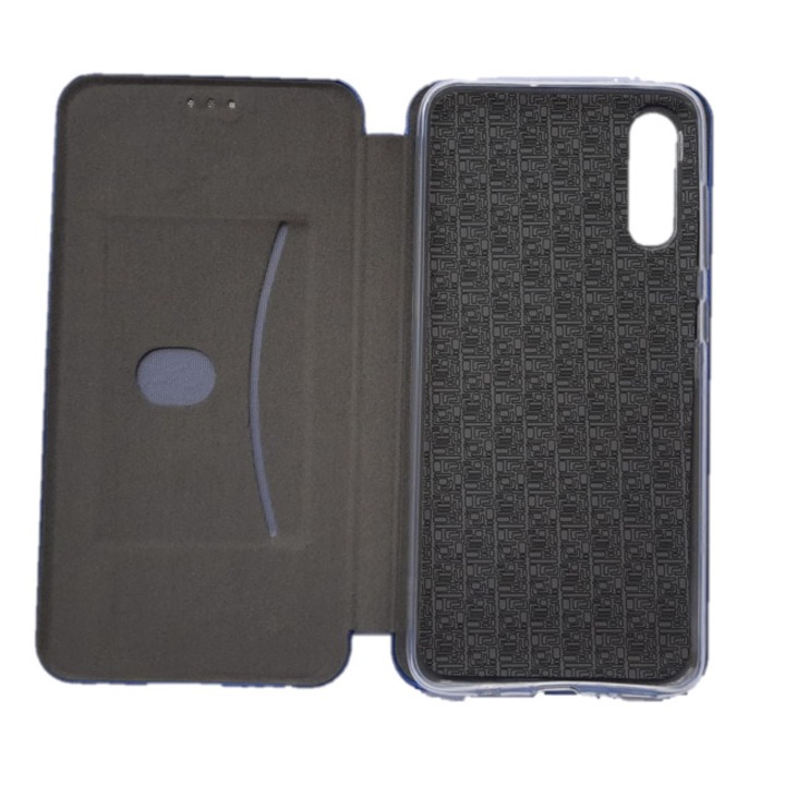 Калъф с магнитен капак за Samsung galaxy A70, A705, син