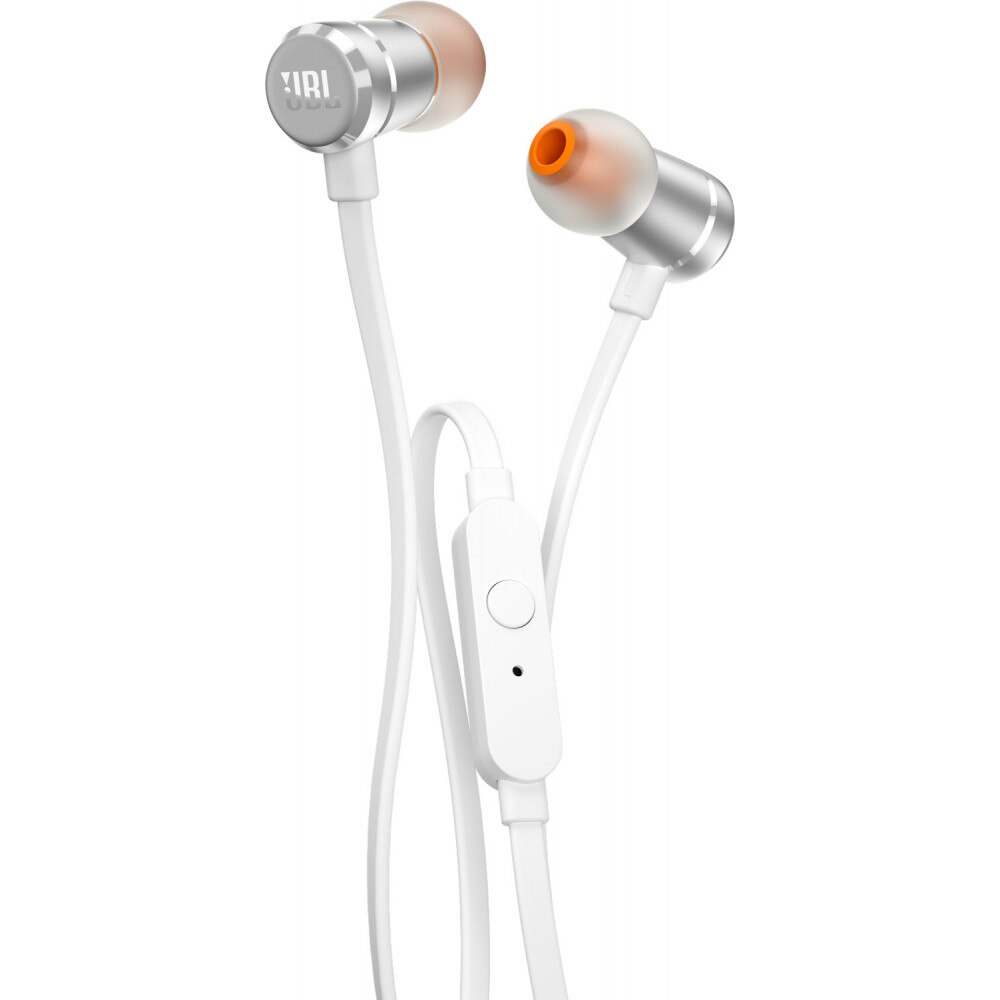 Casti in-ear JBL T290, Alb/Argintiu