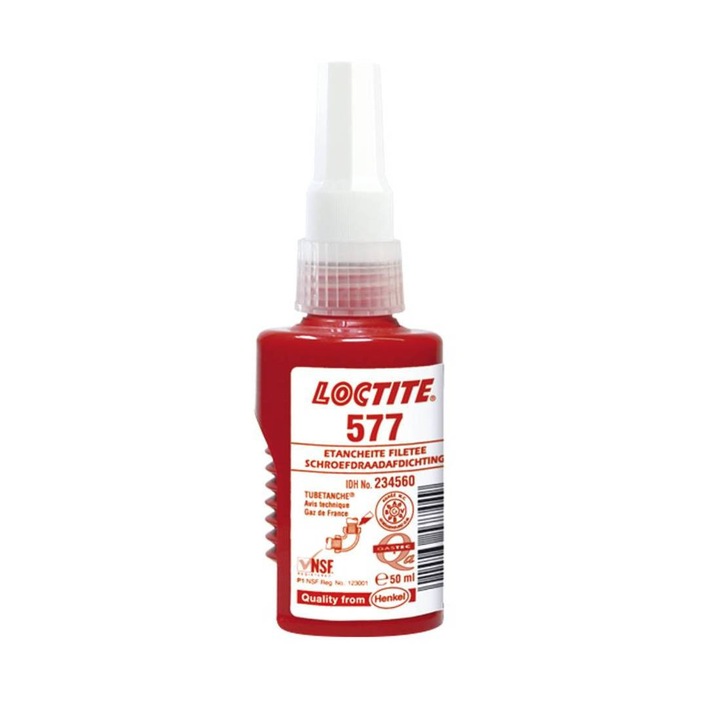 Loctite 577 prémium fémszál tömítőanyag, közepes szilárdságú, 50 ml