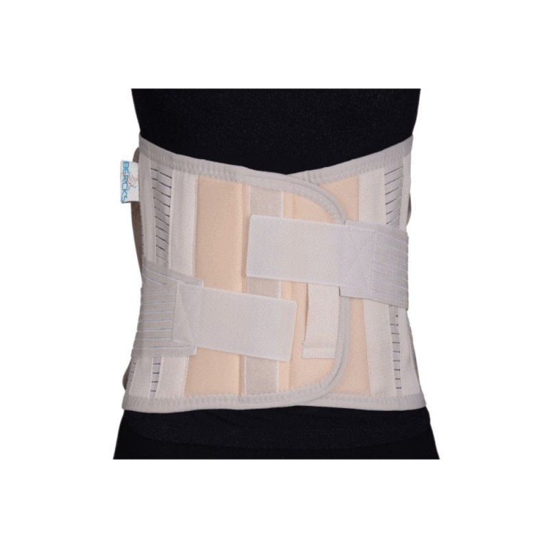 Orteza lombosacrala, centura pentru spate cu benzi multiple- bej XL