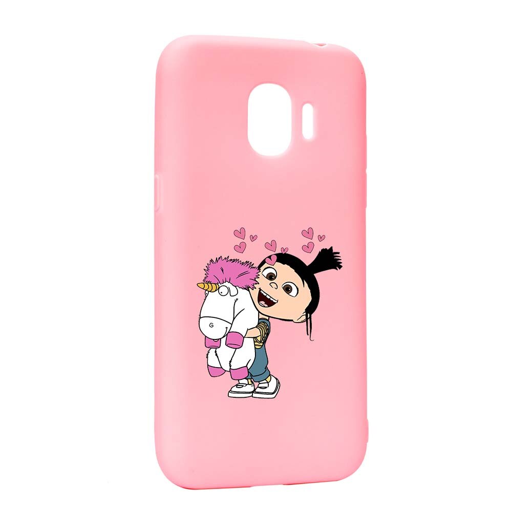 Husa de protectie Despicable Me, Agnes pentru Samsung Galaxy J2 Pro 2018 / J2 2018 / Grand Prime Pro, rezistenta la uzura, anti-alunecare, din silicon Premium, P217