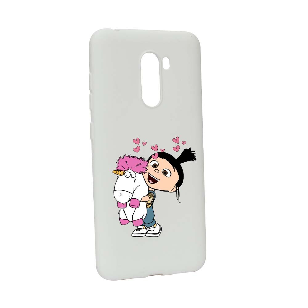 Husa de protectie Despicable Me, Agnes pentru Xiaomi PocoPhone F1, rezistenta la uzura, anti-alunecare, din silicon Premium, W217