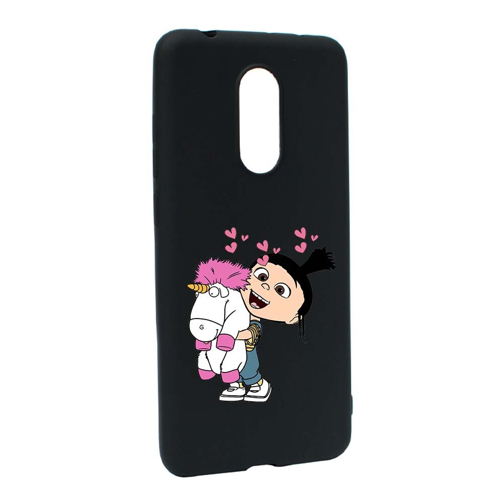 Husa de protectie Despicable Me, Agnes pentru Xiaomi Redmi 5, rezistenta la uzura, anti-alunecare, din silicon Premium, B217
