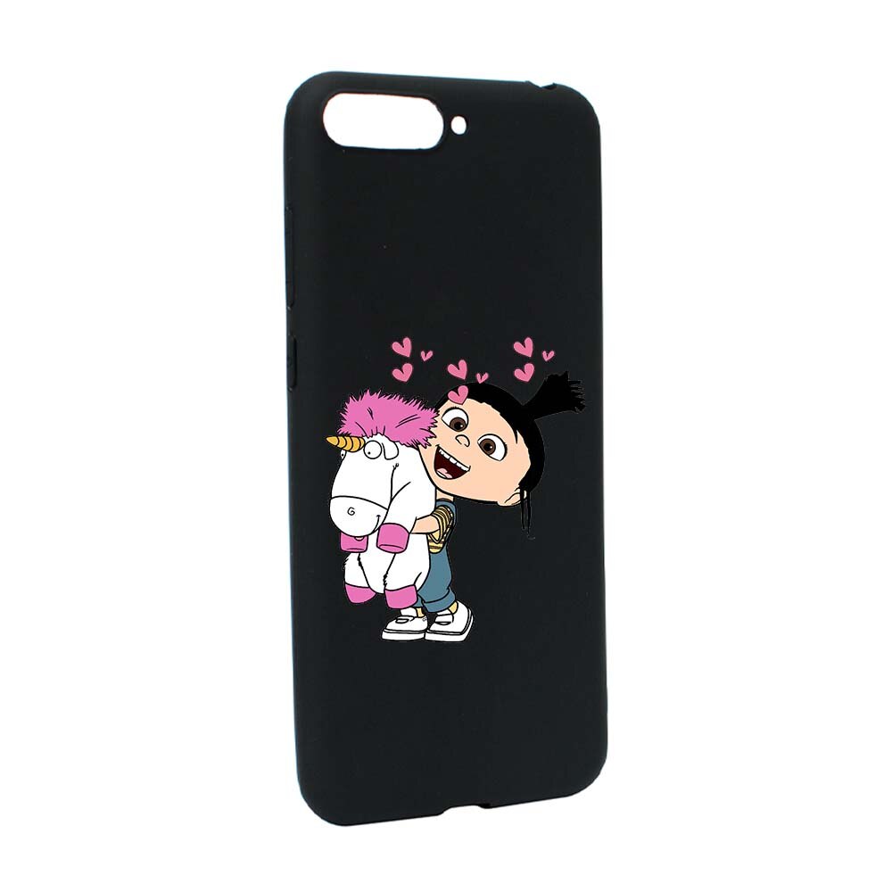 Husa de protectie Despicable Me, Agnes pentru Huawei Y6 2018 / Y6 Prime 2018, rezistenta la uzura, anti-alunecare, din silicon Premium, B217